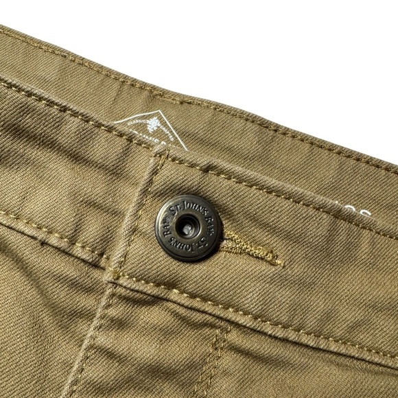 St John’s Bay Straight Leg Dark Tan Jeans Womens 18 Short - Picture 5 of 13